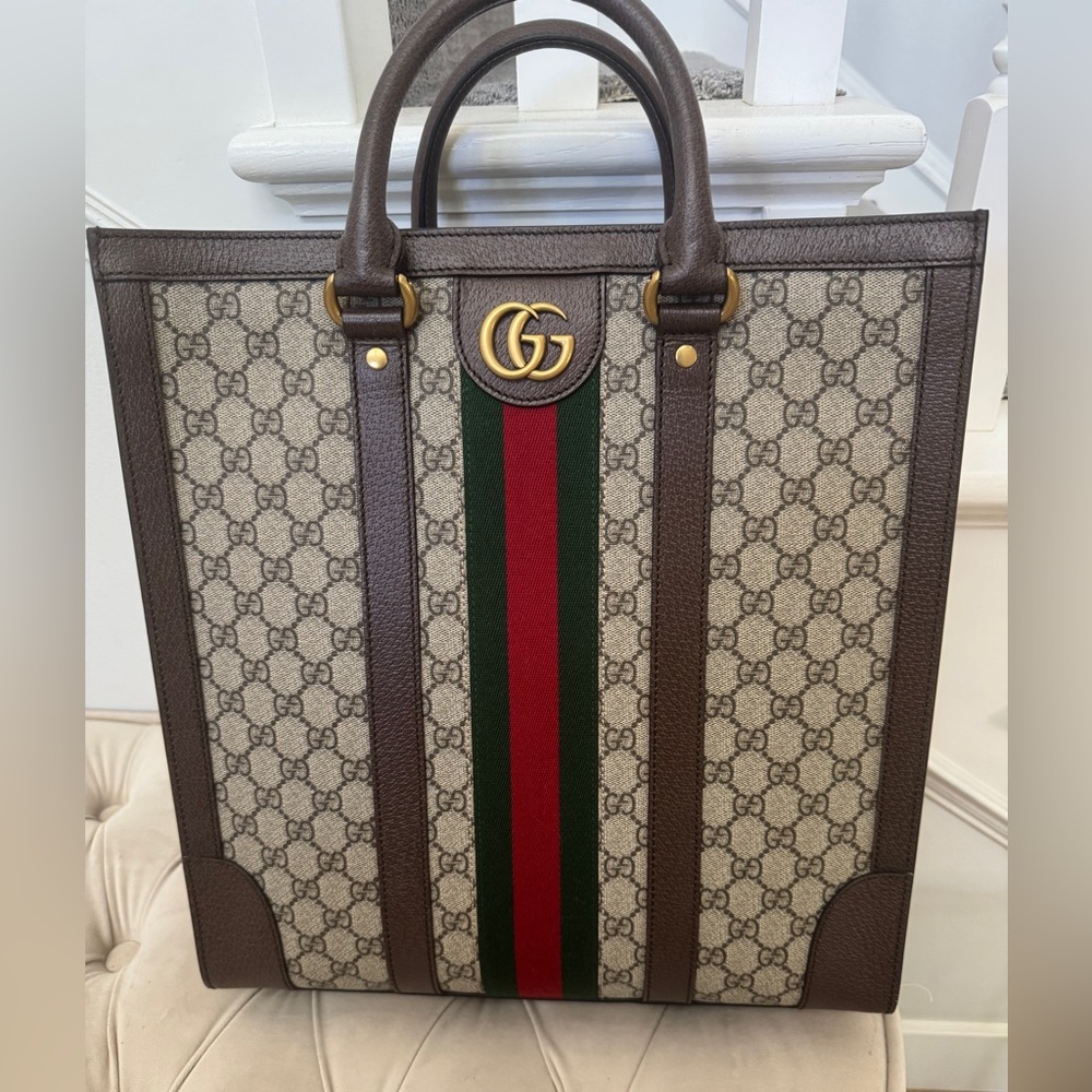 GUCCI Medium tote Ophidia Web Stripe